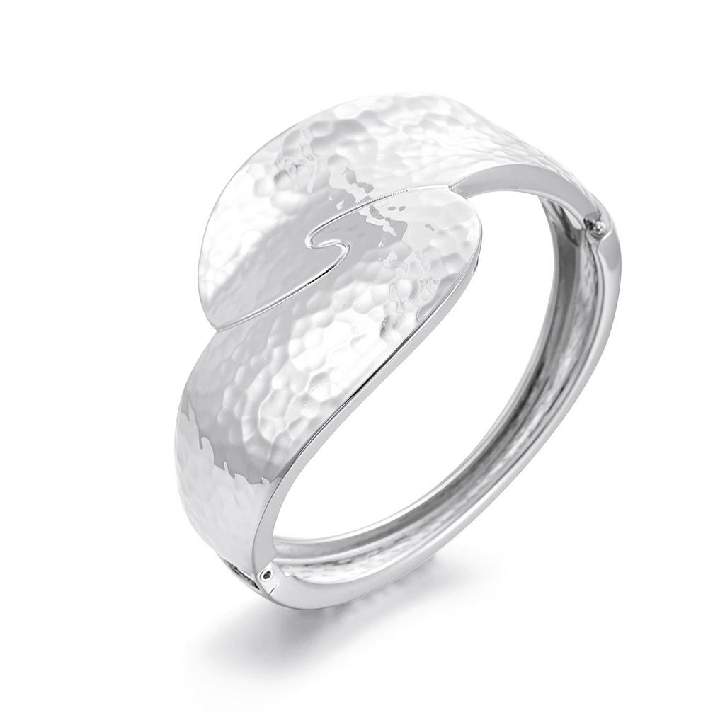 Hammer Pattern Open Bracelet, European and American Style, Irregular Shape, High-end Feel