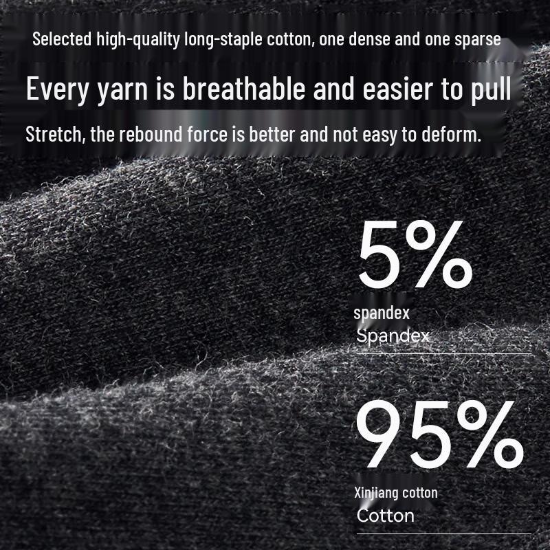 Langsha Men's Plus Size Cotton Boxer Briefs