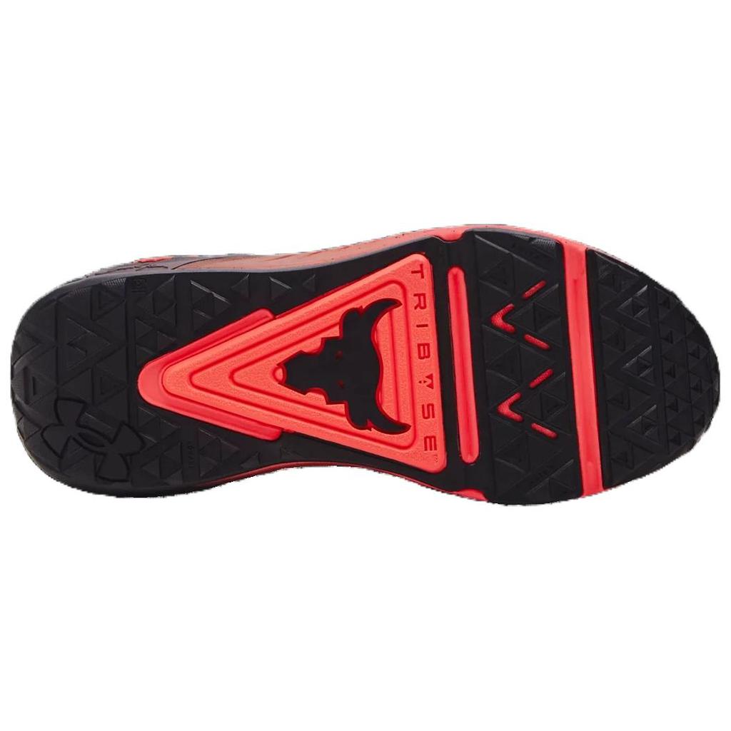 Under Armour Project Rock 6 Phoenix Fire Svart Herre Sneakers Rød 3026534-800