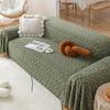 Sofa Cover Cloth Plush Autumn and Winter New Milky White Sofa Cover Slipcover Four Seasons Universal Seat Cushions Full Cover Cloth