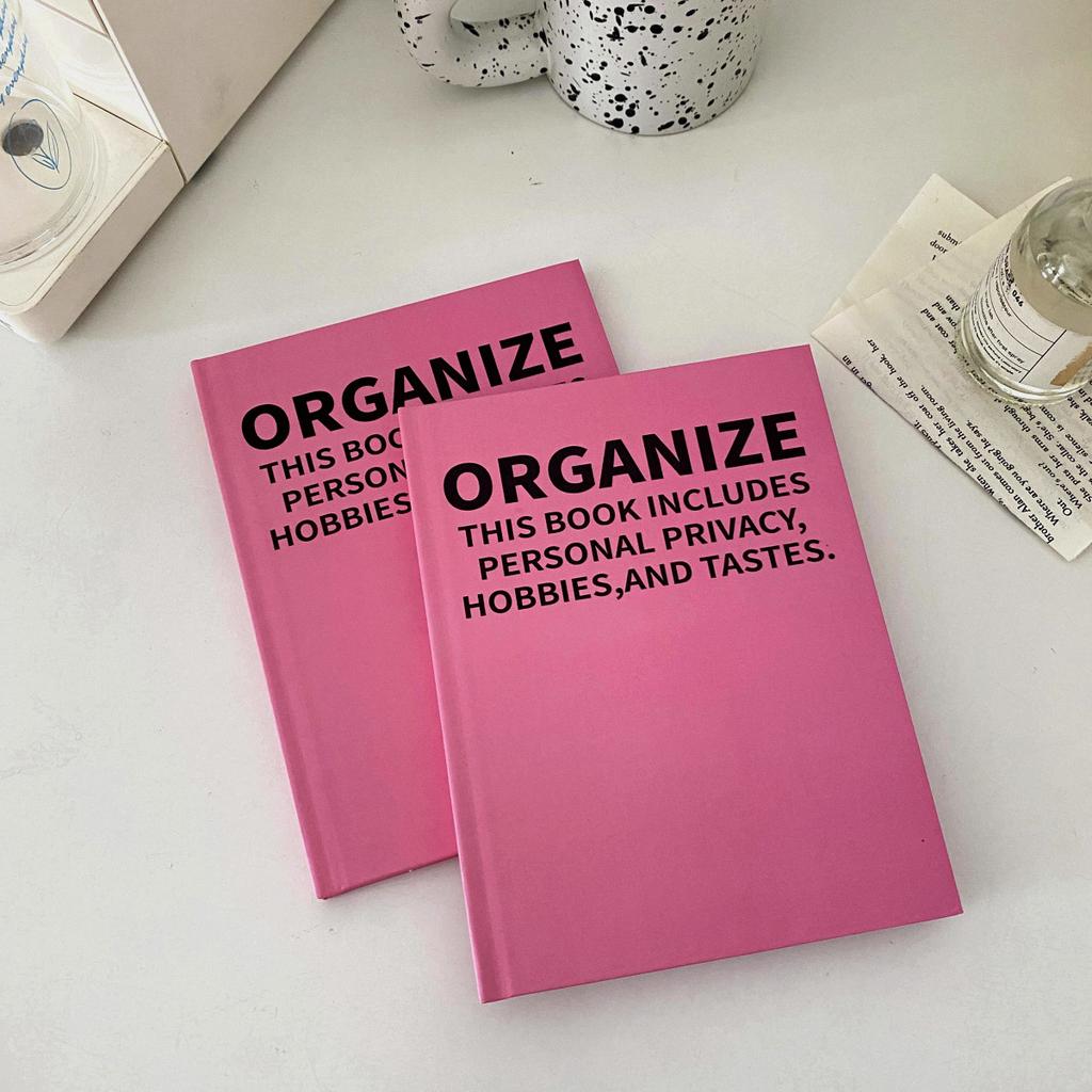 A5 Korean Ins Style Notebook Journal Diary Planner Hardcover 100 Sheets Thicken Business Office Notebook School Stationery