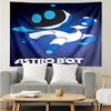 Arazzo Appeso Avventura Spaziale Astro Bot per Camera da Letto, Soggiorno, Sala Giochi, Stanza d'Arte Decorativa Arazzo da Parete Regali per le Feste e Compleanni