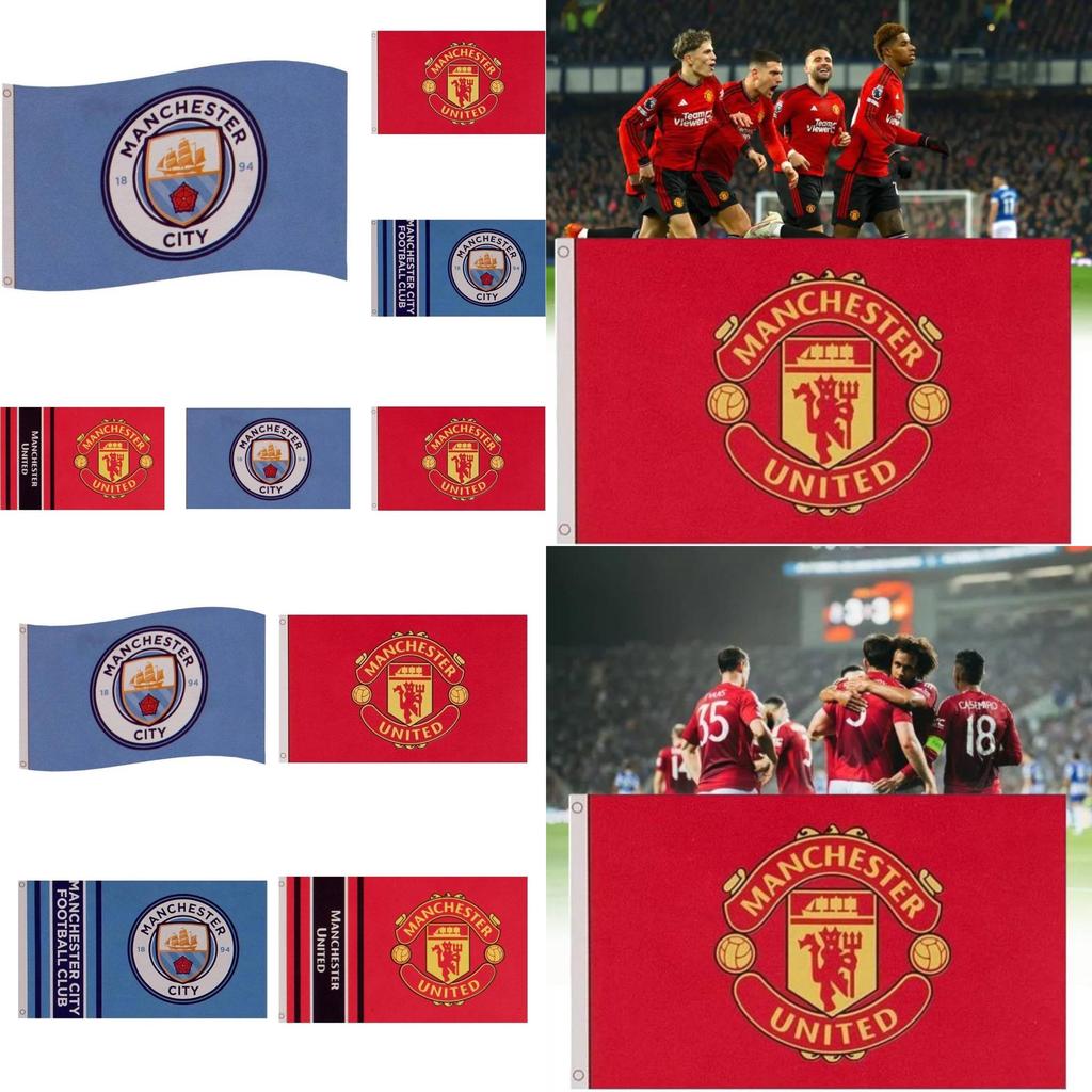Farbenfrohe Manchester United Flagge (90 x 150 cm) – Perfekt für Fans und jeden Anlass