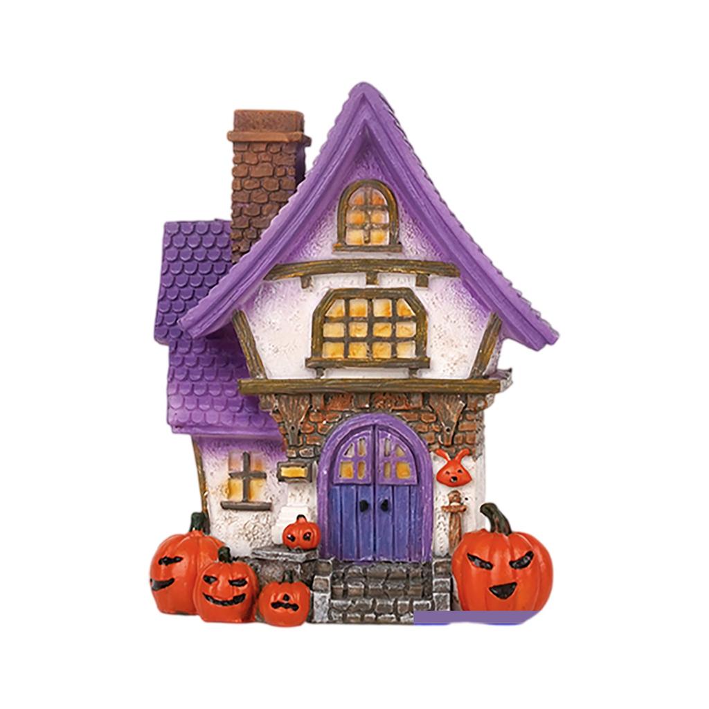 Pumpkin House Skeleton Christmas Gift Home Living Room Study Desk Decoration