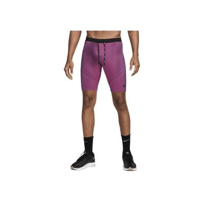 Calções Casuais de Cintura Elástica e Cintura Média Calções Masculinos Roxo Corte FN3369-060