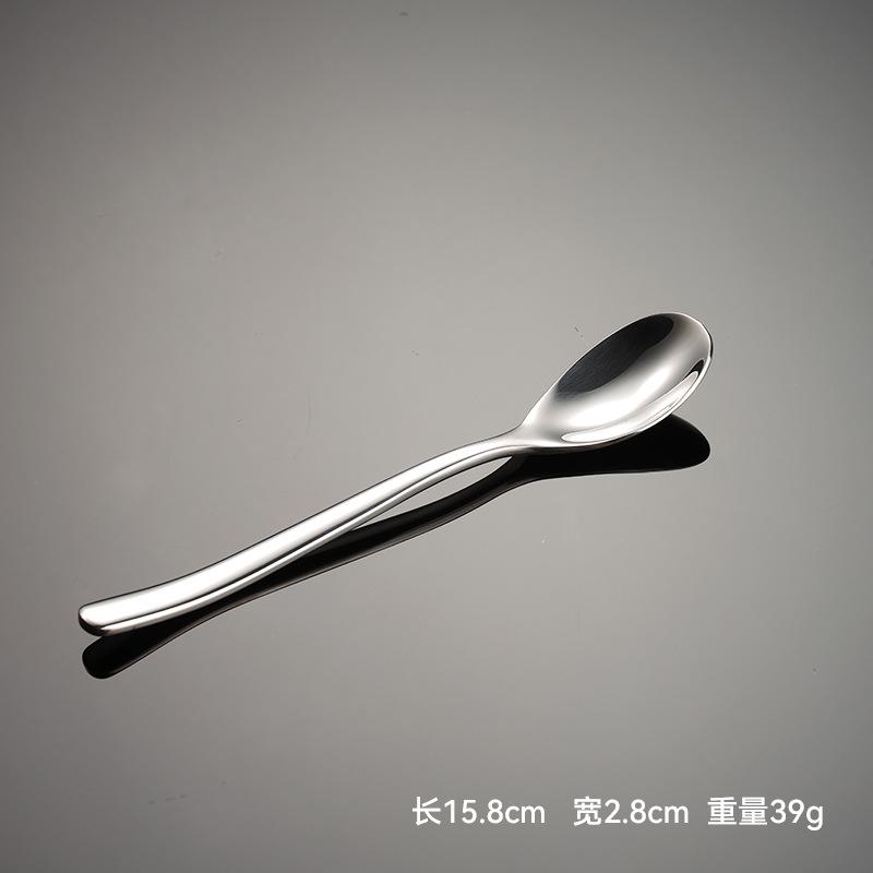 304 nerezová ocel série Moonlight tenký nůž, vidlička a lžíce obyčejný steak western nádobí světlý hotel hlavní jídlo lžíce