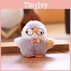 Cartoon Cute Penguin Pendant Plush Keychain Material Bag Charm Doll Accessories