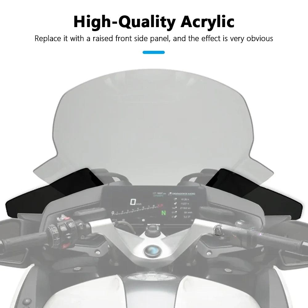 New 3 Colors Motorcycle Handlebar Front Side Wind Deflector Windshield For BMW R1250RT R1250 RT R 1250 RT R1250rt 2021 2022 2023