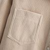 Women's Fleece-Lined Corduroy Shirt: Slim, Warm, and Versatile for 2025 Autumn/Winter Collection