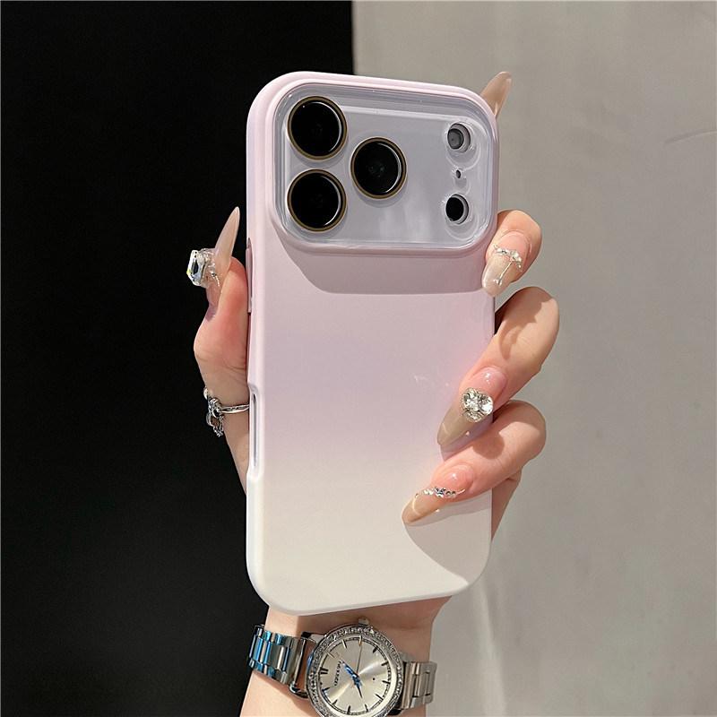 iPhone 17 Pro Max Liquid Silicone Gradient Case with 16-Lens Film Cover