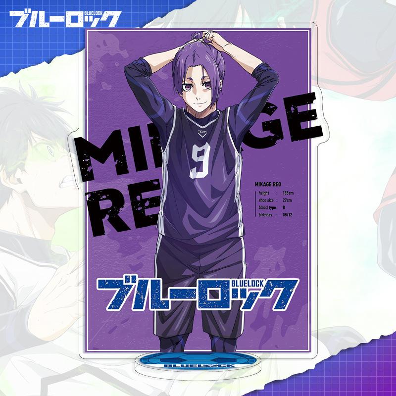 Standee Prigione Blu 16cm Fronte-Retro HD Anime Segno Acrilico Standing Standee