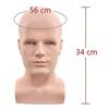 Male Mannequin Head Professional Manikin Head For Display Wigs Hats Headphone Display Stand (matte