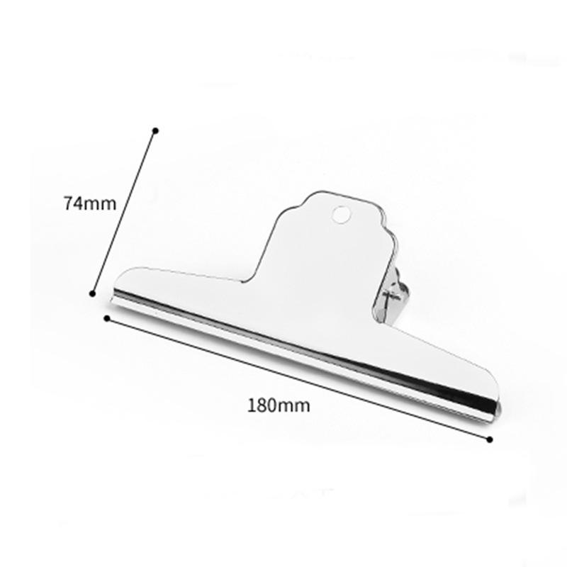 

Extra Large 180mm A-Shape Metal Paper Clip for Newspaper or Drawing Board Square 7 (180mm) серебряный