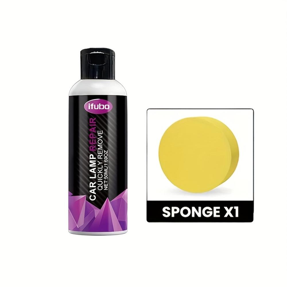 

50ml car headlight repair kit, efficiently repairs yello and blurry headlights, anti-oxidation, restores clear car headlight