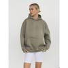 European and American New Loose Casual Hood Long sleeve Pocket Hoodie Top Loose Casual Hooded Top