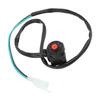 22mm Motorcycle Kill Switch 64cm Wire Length Universal Motorbike Engine Kill Stop Switch Horn Button Red