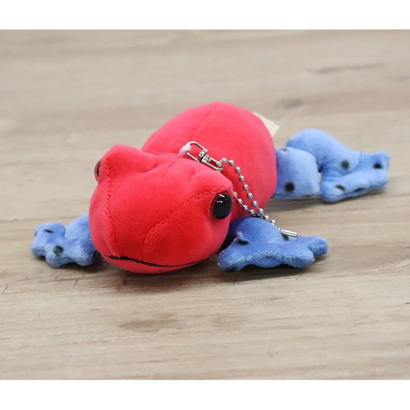 Take Off Strawberry Poison Dart Frog Keychain