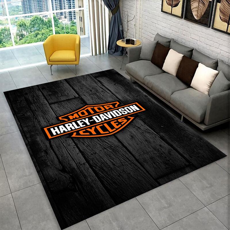 

Classic H-Harley Racing Moto Carpet Rug for Playroom Bedroom Living Room Sofa Home Decor,kid Game Area Rug Non-slip Floor Mat 40x60cm