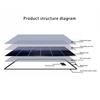 Outdoor Solar Aerator Air Pumps Energy Efficient Oxygenation Equipment For Garden Fish Pools with Easy Adjustable Design