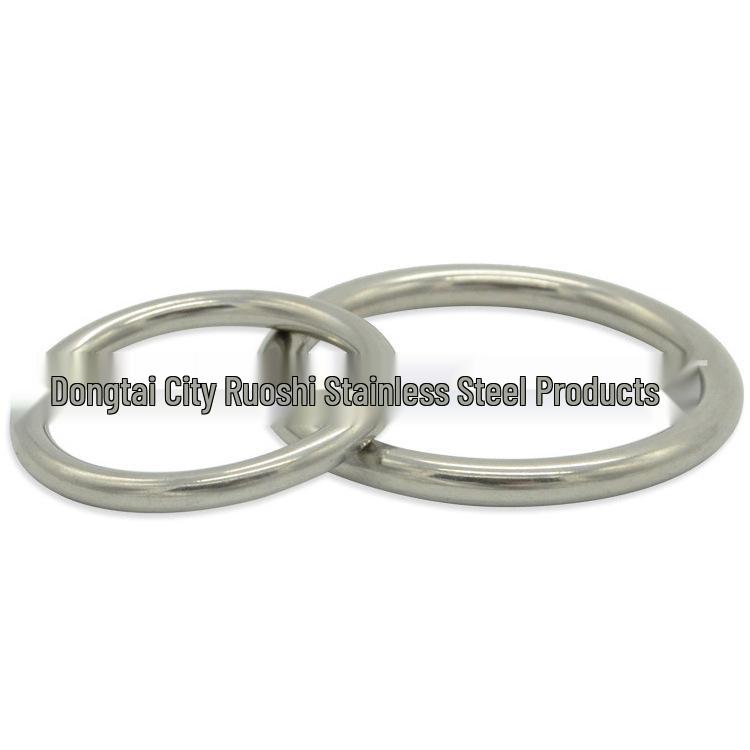 Solid Round Ring: 304 & 201 Stainless Steel Decorative O-ring, 25mm