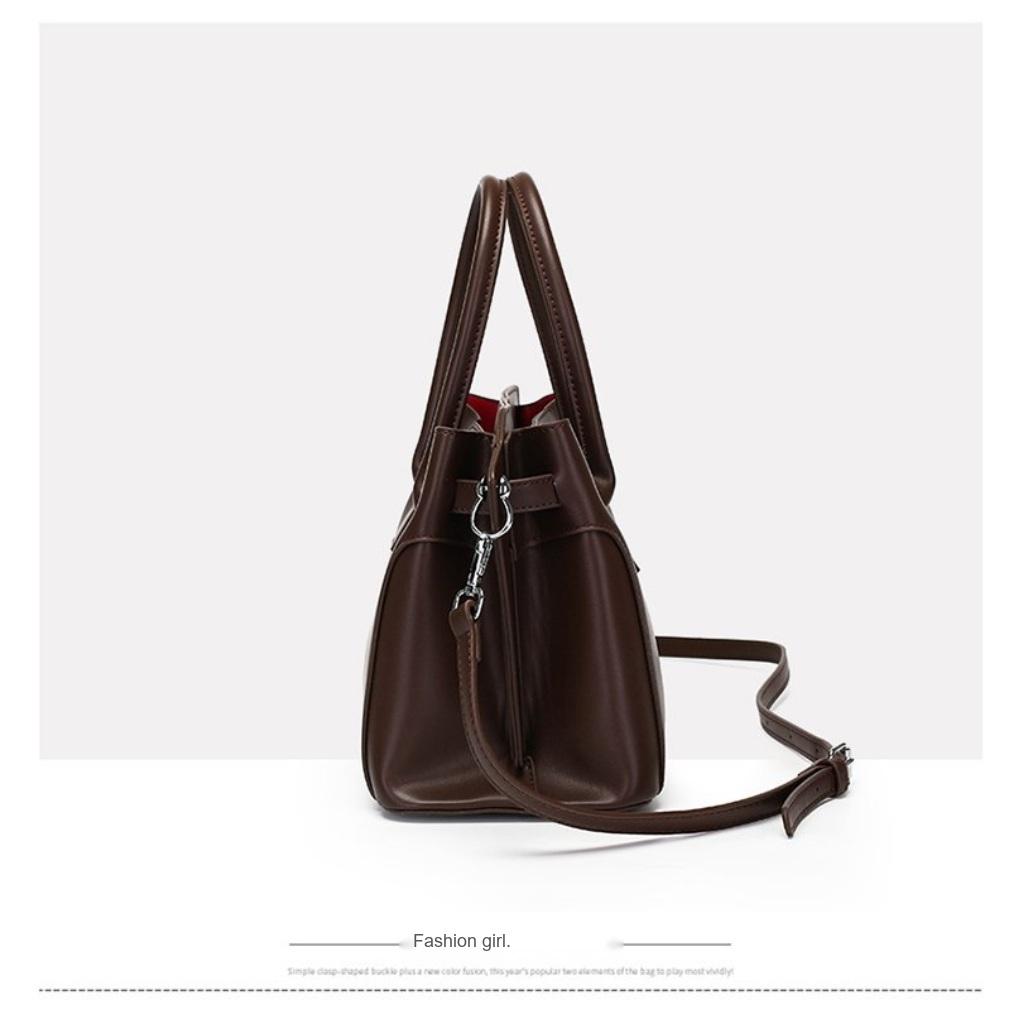 Xeie Thuk Shoulder Bag Women Faux leather Adjustable Strap Daily