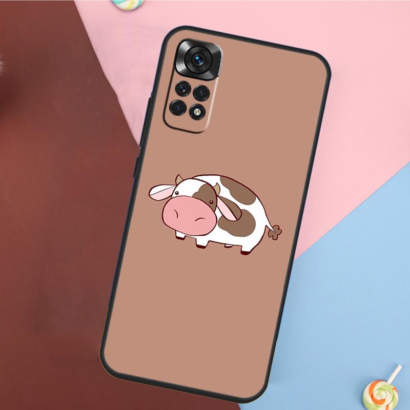 Cartoon Cute Cow Spots Cover For Xiaomi Redmi Note 14 13 Pro 12 11 9 10 9S 10S 11S 12S Redmi 14C 10C 12C 13C Case