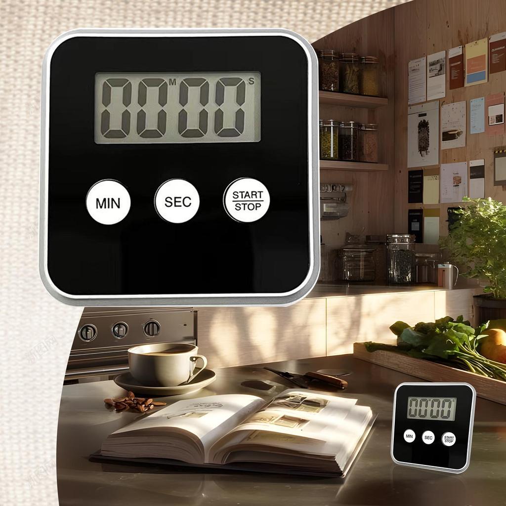 Küchentimer Digital Magnetischer Alarm Mit LCD-Bildschirm Smart Magnetischer Digitaler Timer Mit LCD-Anzeige Für Küche Backen Schlafen