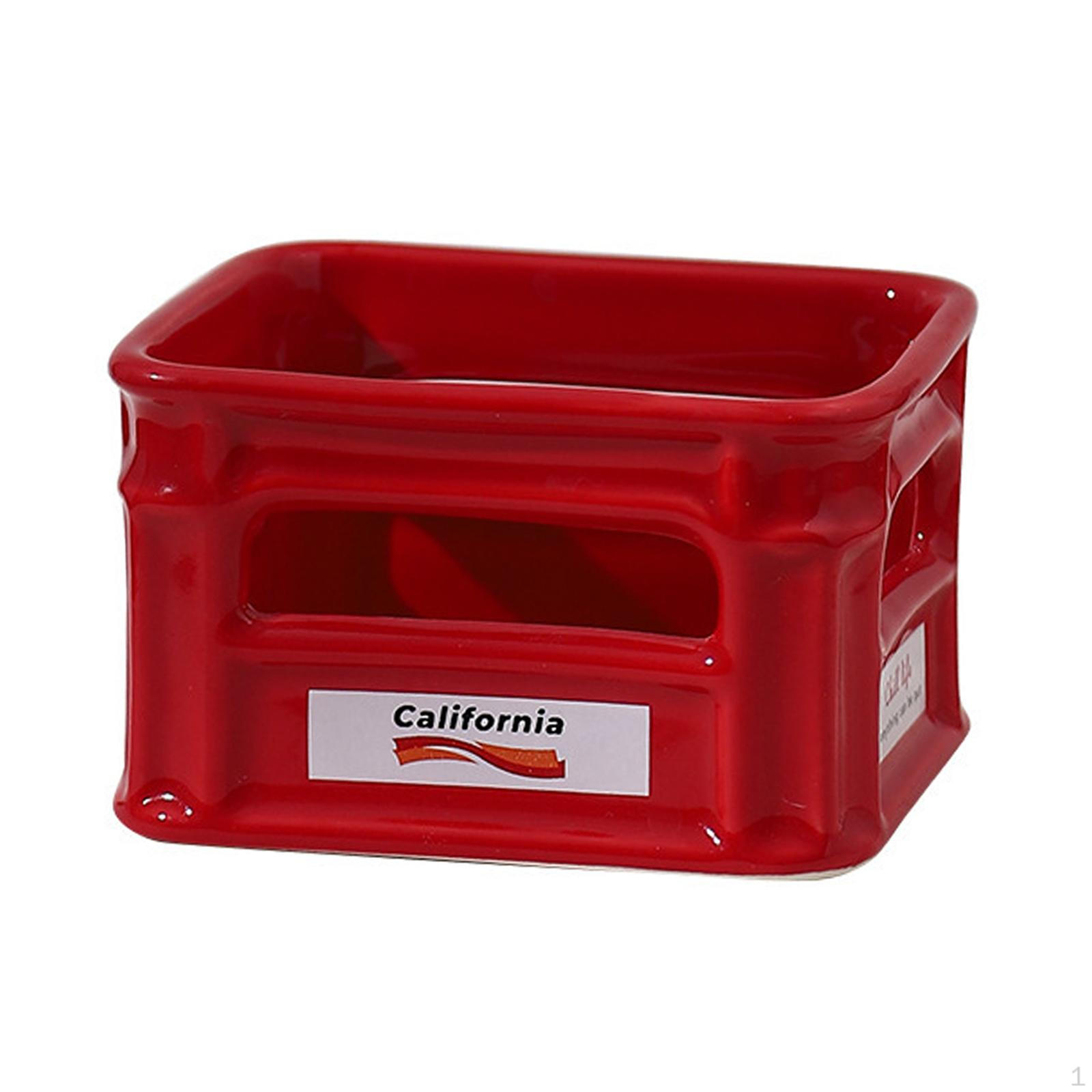 

Appetizer Bowl for Dried Fruits, Popcorn and Fries Container Parties red