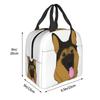 German Shepherd Dog - Black And Tan Insulated Lunch Bag for Women Kids Leakproof Food Boxes Thermal Lunch Box Tote