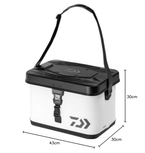 Daiwa VS Tackle Bag, White, Approx. 30 x 43 x 30 cm, S40(A)