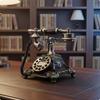 Vintage Button Phone Ornate Antique Desk Decorative Prop Telephone for