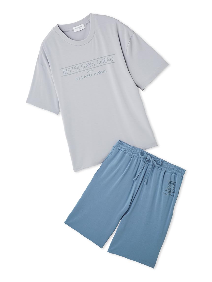 

Gelato Pique HOMME Шорты с логотипом Cool Rayon PMCT254918BLUM Комплект футболка и синий