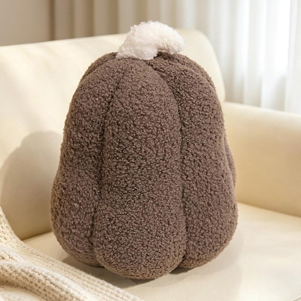 30cm Pumpkin Plush Pillow Red Stuffed Plushie Cute Plant Stuffed Doll  Party Prop