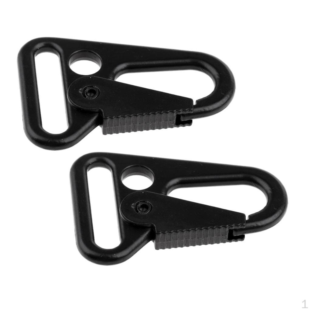 2 шт. Легкосплавные поворотные мини-карабины 25mm