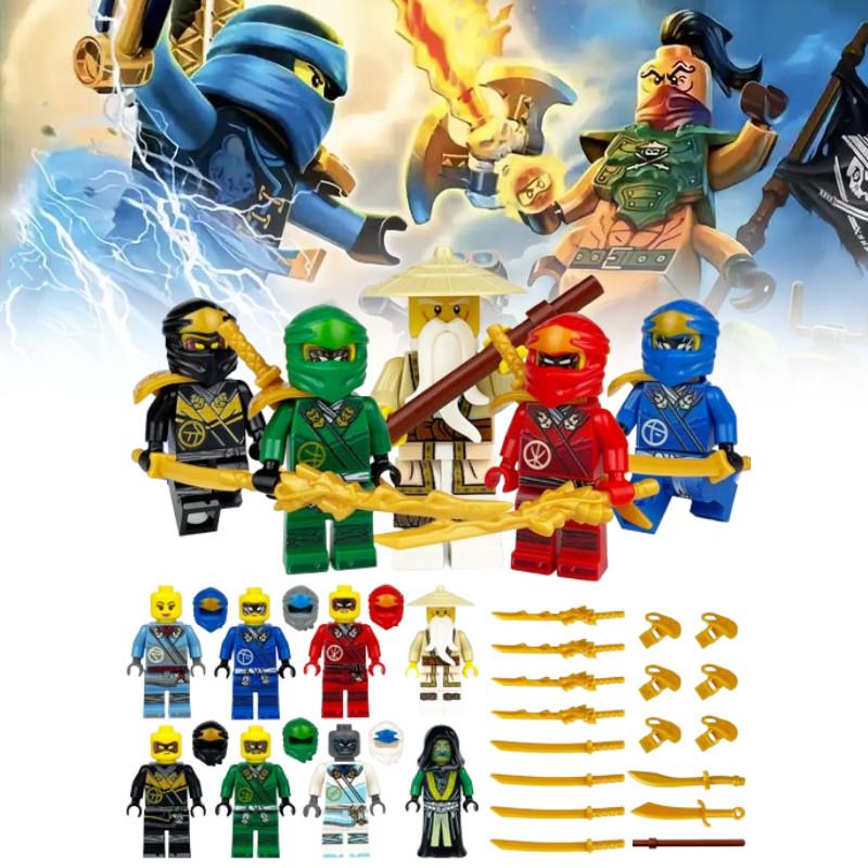 Mini Ninjago Figure Toy Building Block Set Kids Early Educational Durable Gift