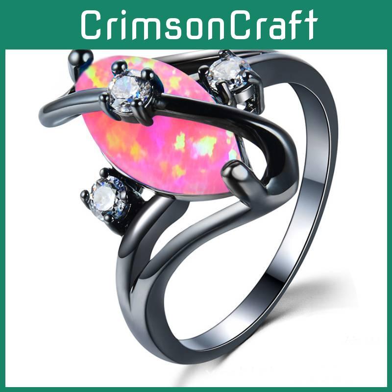S Multi Shaped Color Zircon Ring Women Jewelry Ornaments Fashion Simple Gift