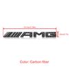 3D Metal AMG Logo Car Rear Letter Emblem Trunk Stickers For Mercedes Benz C E S GLE CLC Class W204 W203 W205 W124 W221 W213 W212