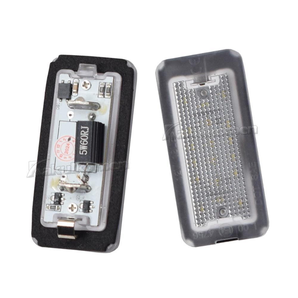 LED Canbus White Number License Plate Light For Fiat 500 Abarth 500 2007-2020 Xenon High Brightness Number Plate Lights License Plate Lights 2