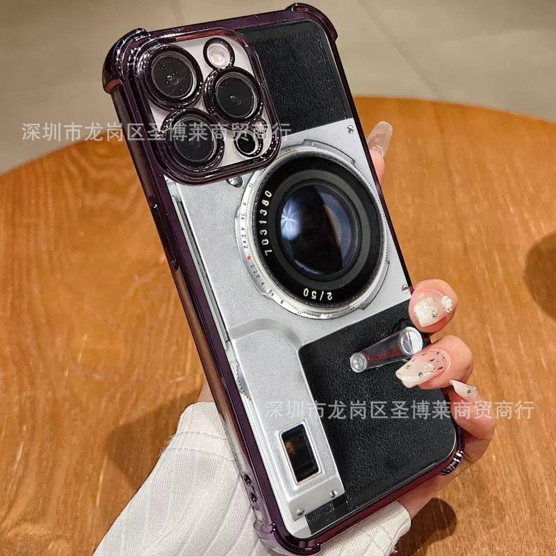 Retro Camera for Samsung S26 Phone Case S25ULTRA Anti-drop GalaxyS23 Protective Case NOTE20