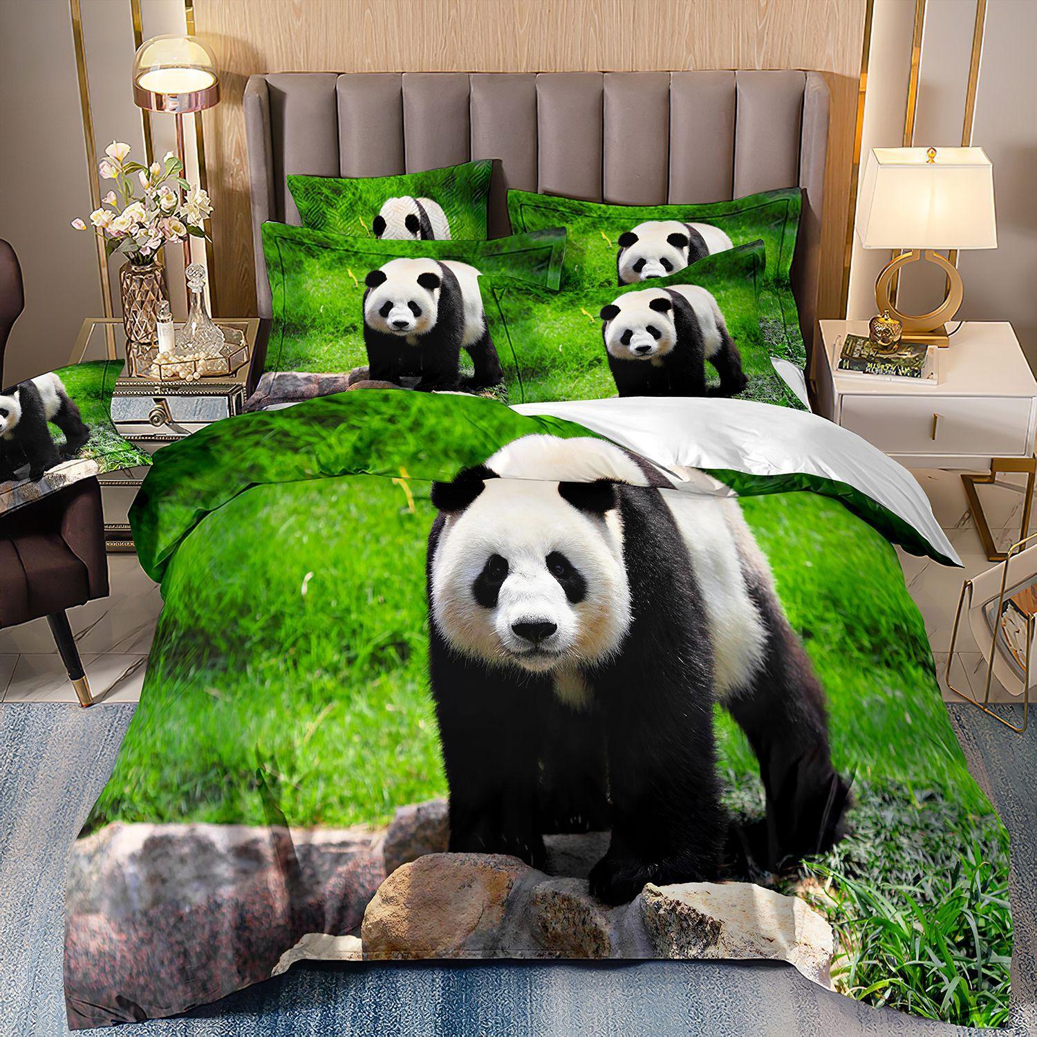 

3D Digital Three-Piece Set Animal Chicken Cat Dog Duvet Cover Bedding Kit cover 70 * 133 and 50 * 75 * 1
