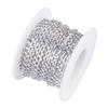 1 Roll Crystal Chain For Diy Necklace Wedding Decoration Accessories(ss6  Silver)