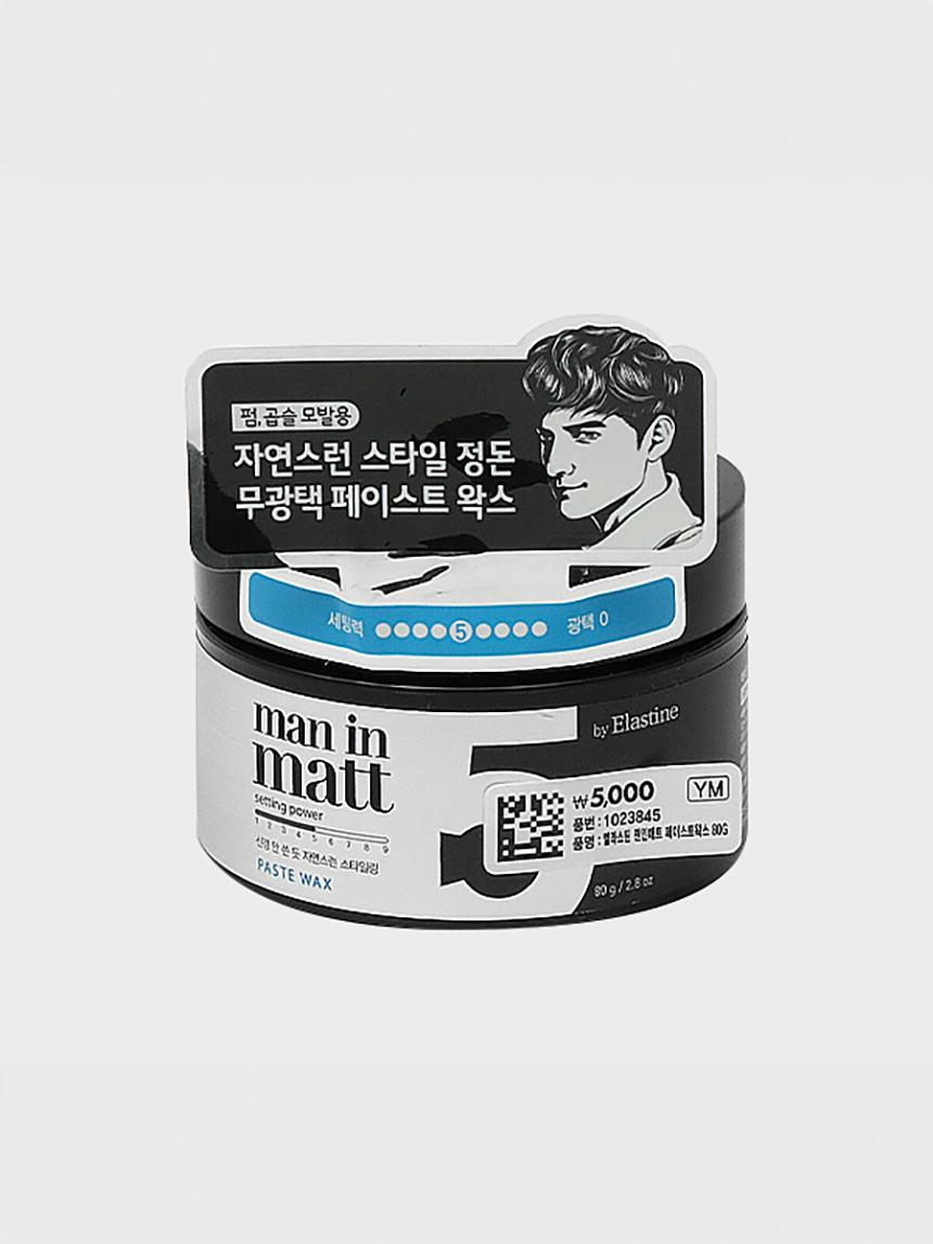 Elastine Men In Matte Paste Hair Wax 80g 1ea