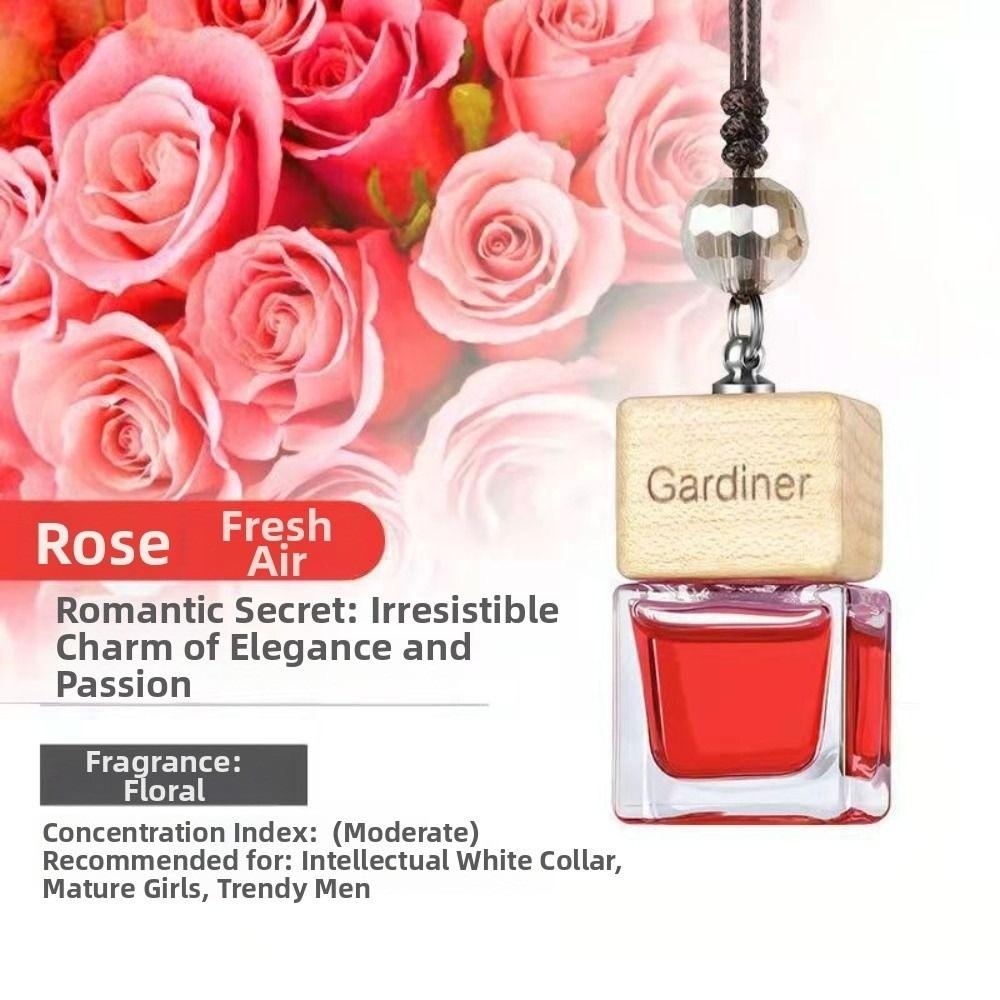 

with Lanyard Design Hanging Car Aromatherapy Pendant Deodorizing Refreshing Car Essential Oil Long-lasting Fragrance Яскраво-рожевий