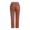Women Casual  Stripe Print Side Button Up Trendy Pants Baggy Elastic Waist Straight Leg Comfort Trousers With Pocket