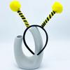 1set Cute Students Halloween Cartoon Bee Hairhoop & Sunglasses for Cosplay Party