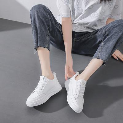 Fashion 2024 Autumn Trendy Women's Girls Sneakers Fashionable and Versatile White Shoes Walking Sports Flat Shoes