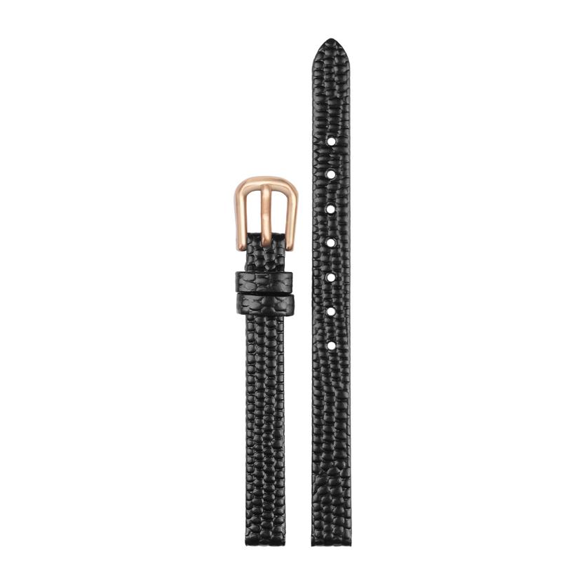 6mm 8mm 10mm 12mm 14mm 16mm Slim Genuine Watch Leather Strap Lizard Grain Women Watch Band High Quality Women Watch Band