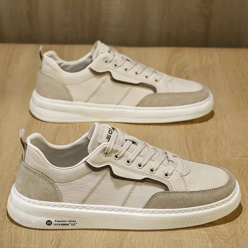 

Мужские кеды на плоской подошве, трендовые, удобные, дышащие, молодежные, простые, для бега, спортивные 44