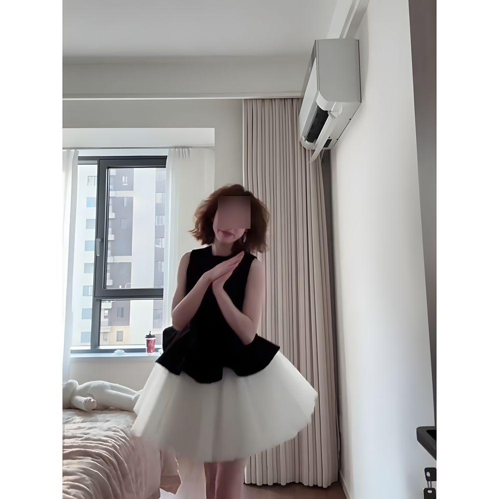 Miu series ballet vest dress princess birthday dress fluffy mesh skirt