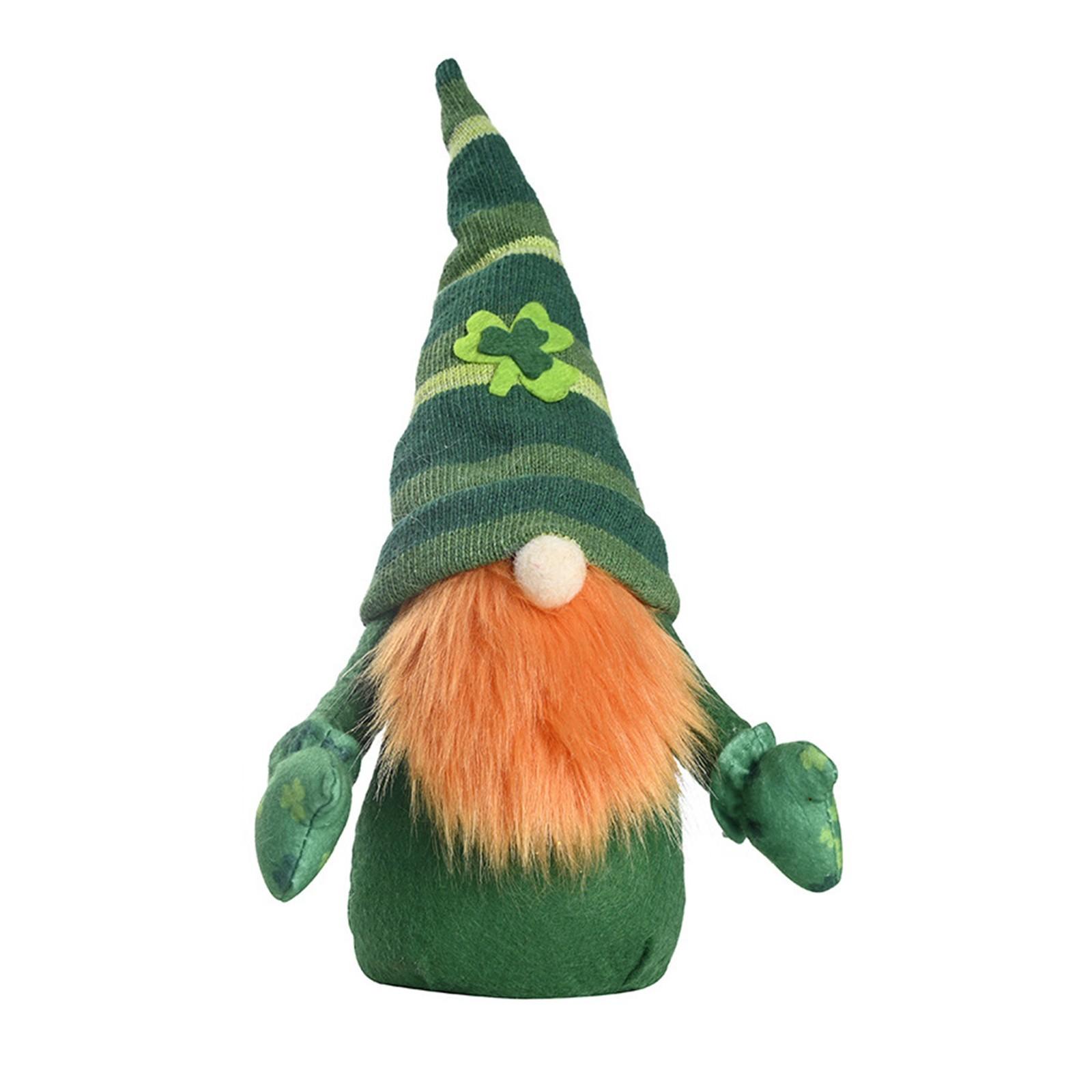 

Kids ToSt. Patrick s Day Gnome Doll Swedish Elfs Dwarf Ornaments Set Handmade